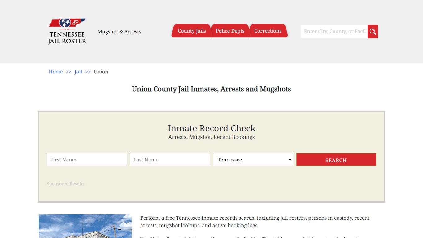 Union County Jail Inmates, Arrests and Mugshots